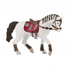 Фигурка Papo Лошадь с плетеной гривой