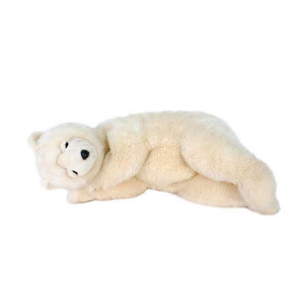 Мягкая игрушка Hansa Белый медведь, спящий