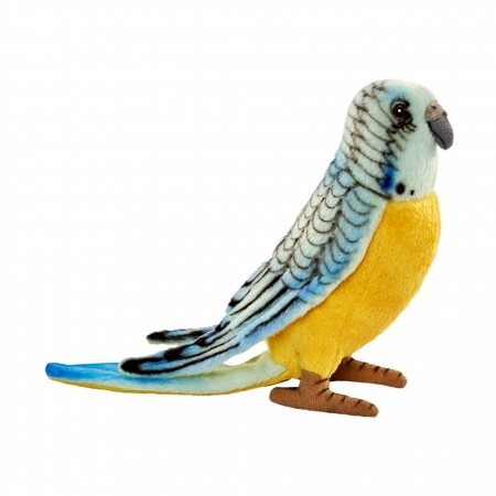 Мягкая игрушка Hansa Попугай волнистый, голубой