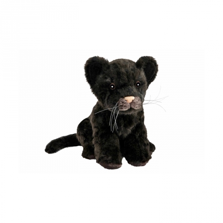 Мягкая игрушка Hansa Детеныш ягуара, черный
