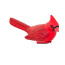 Фигурка птицы Safari Ltd Красный кардинал, XL
