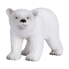 Фигурка Konik Белый медвежонок, идущий