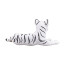 Фигурка Konik Белый тигрёнок, лежащий