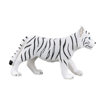 Фигурка Konik Белый тигрёнок, стоящий