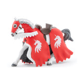 Фигурка Papo Конь красного рыцаря с копьем