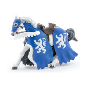 Фигурка Papo Конь синего рыцаря с копьем