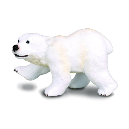 Фигурка Collecta Медвежонок полярного медведя, стоящий, S 